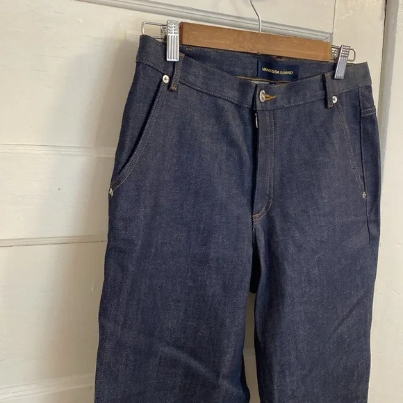 Vanessa Seward Victoire Dark Wash Jeans, Size 38/6 - Picture 8 of 17
